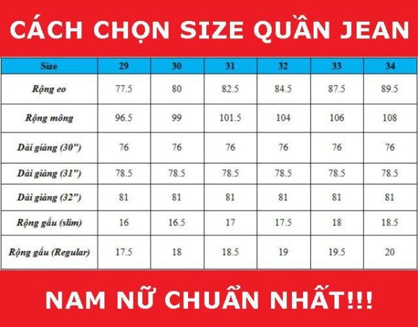 [TỔNG HỢP] 20+ Bảng Size Áo Quần Châu Âu Và Châu Á Chuẩn Nhất