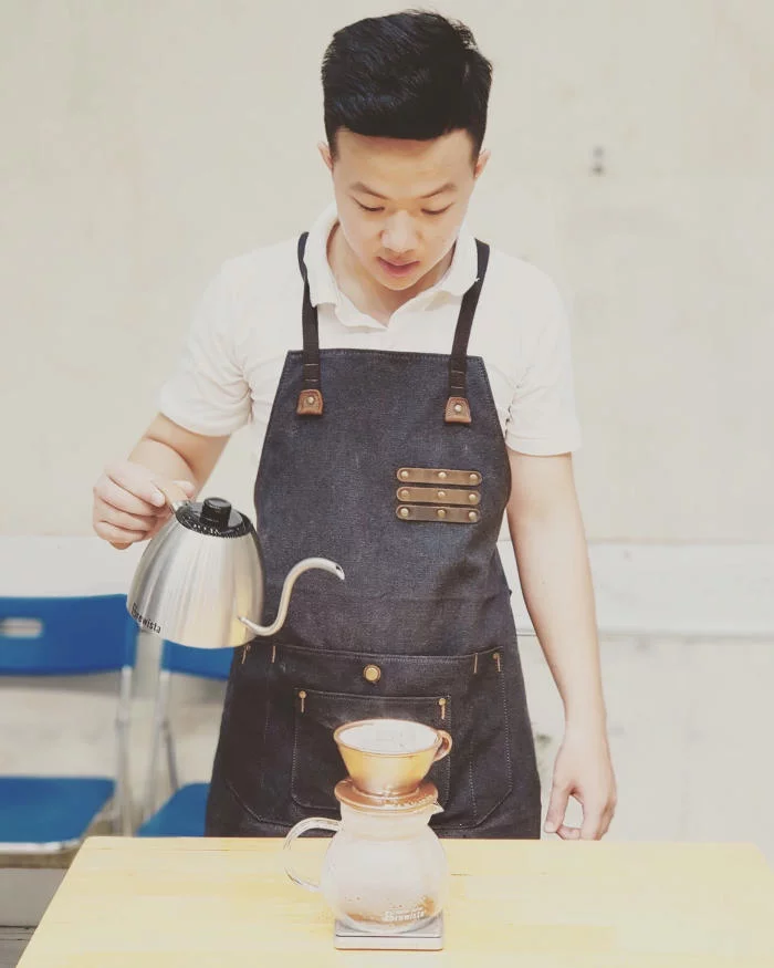 May tạp dề bartender quán bar, trà sữa giá rẻ