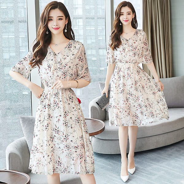 Váy đầm voan hoa nhí đẹp ngọt ngào cho phái đẹp  Thời trang  Việt Giải Trí