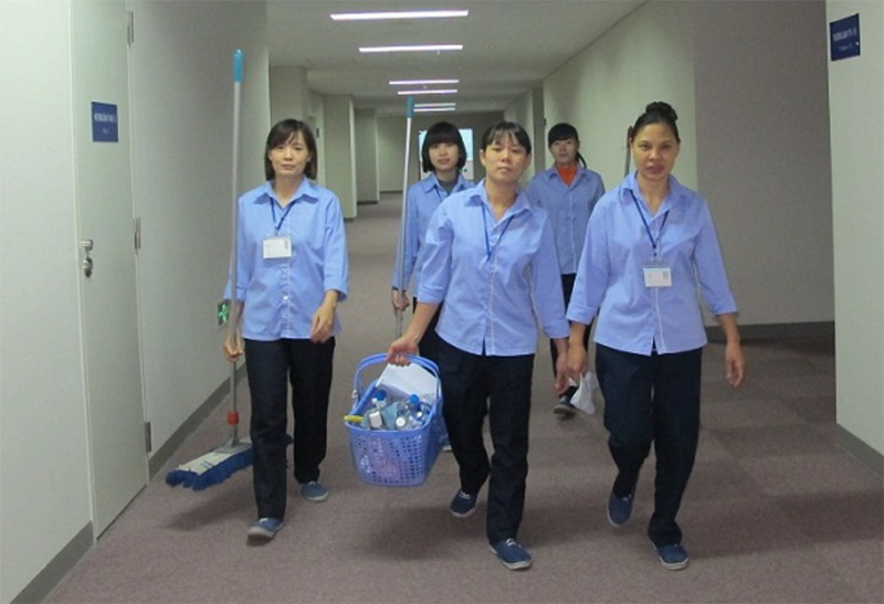 Đồng phục công nhân vệ sinh bệnh viện