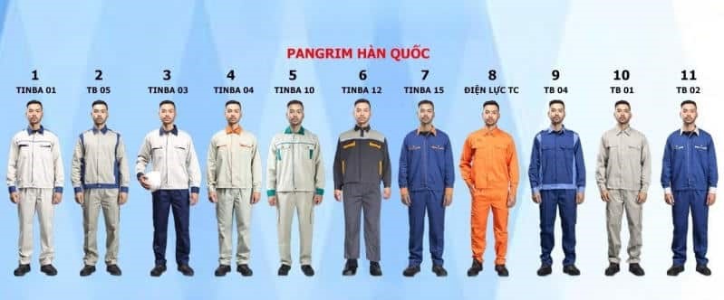 Vải pangrim Hàn Quốc may đồ bảo hộ