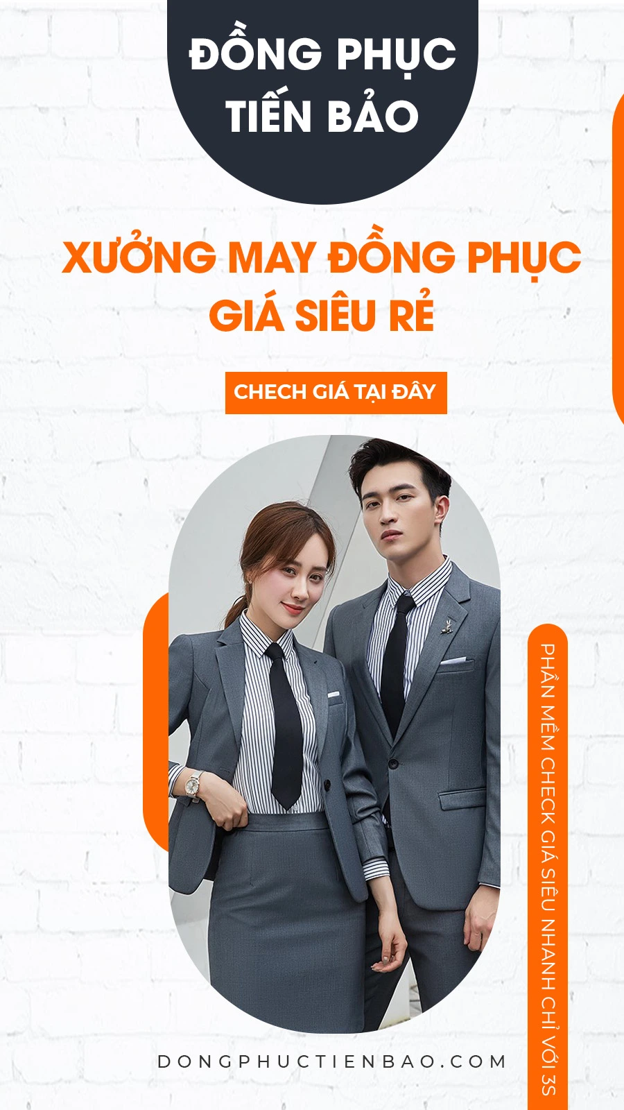 Banner giới thiệu xưởng may áo thun đồng phục Tiến Bảo – thiết kế đẹp, nhận số lượng ít