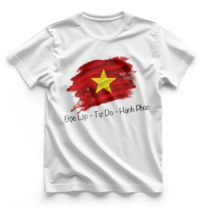 Áo Việt Nam In Họa Tiết TB-01