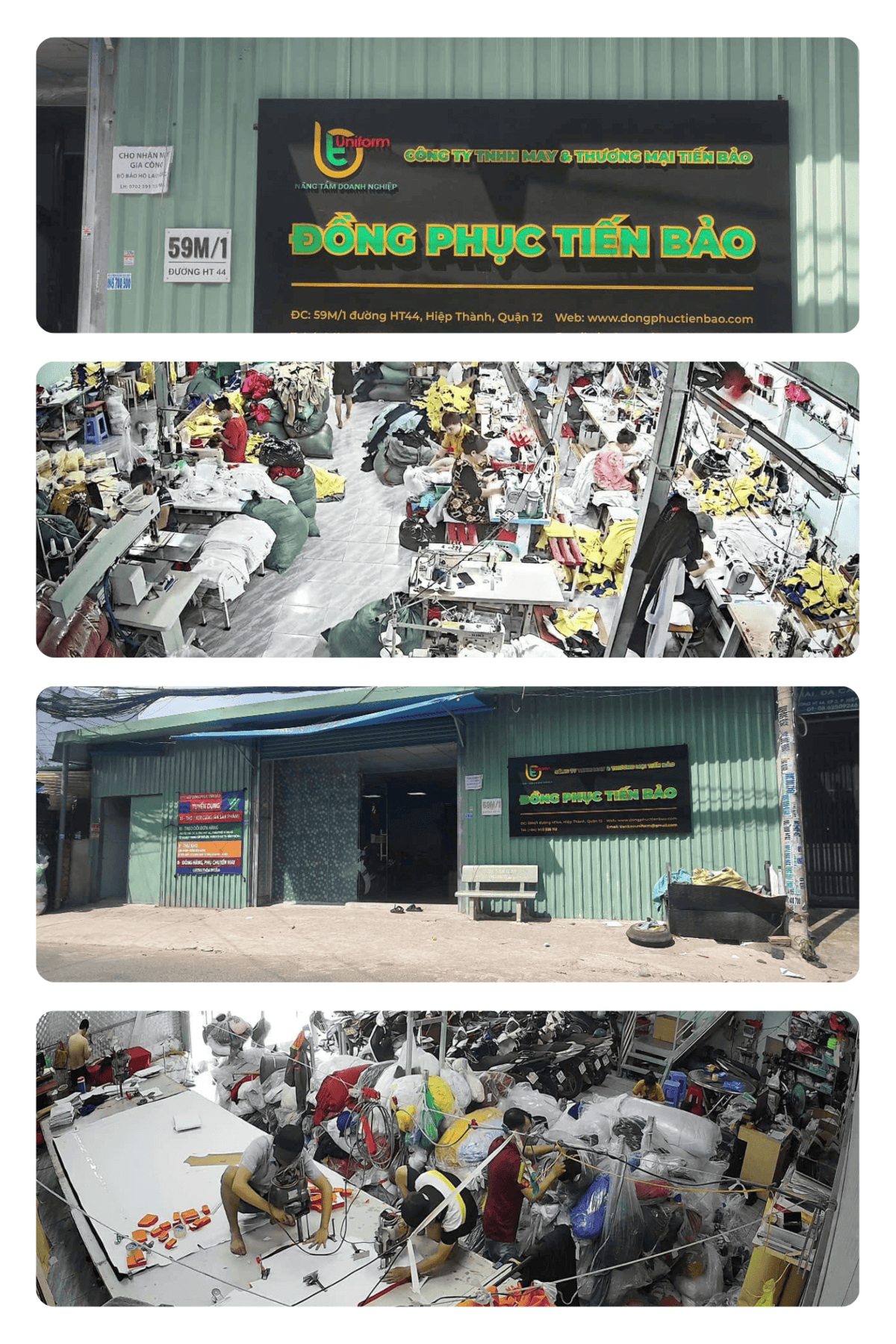 Xưởng may Đồng Phục Tiến Bảo