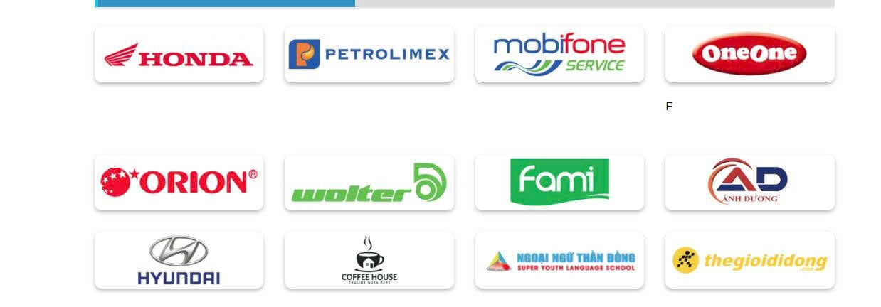 Danh sách khách hàng của Tiến Bảo