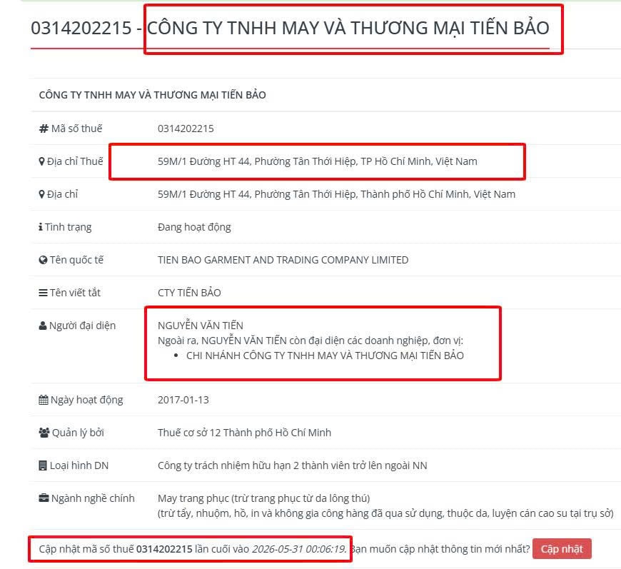 Mã số thuế